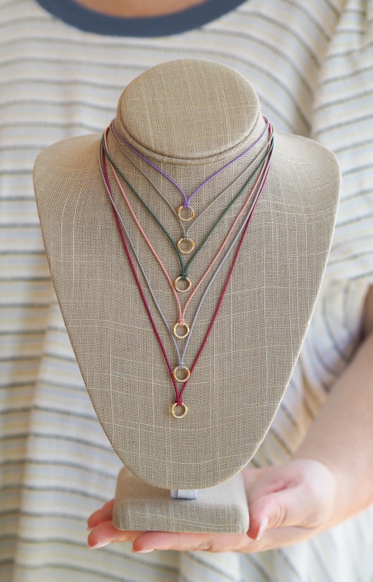 Charm Cord Necklaces2