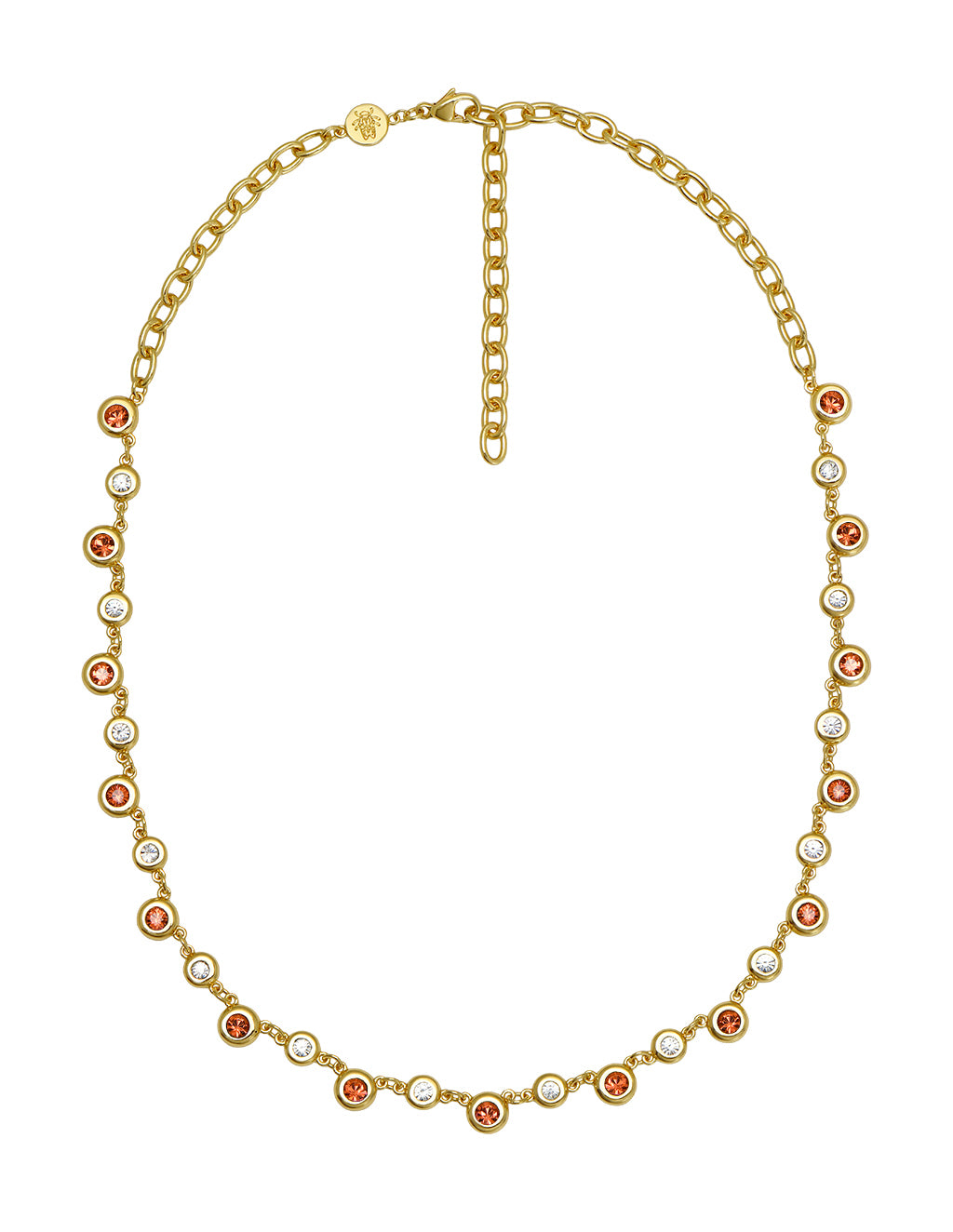 July Birthstone Bezel Necklace