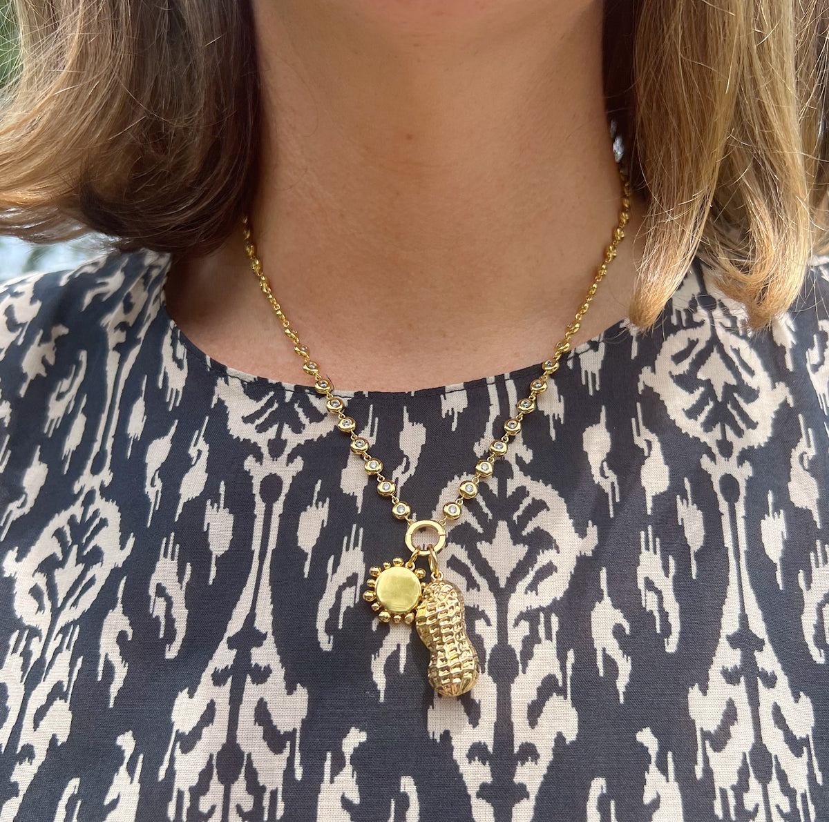 Bezel Charm Necklace