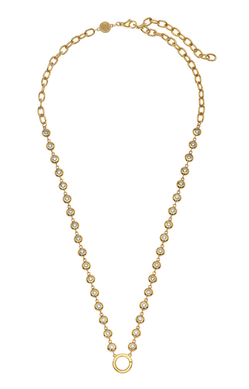 Bezel Charm Necklace