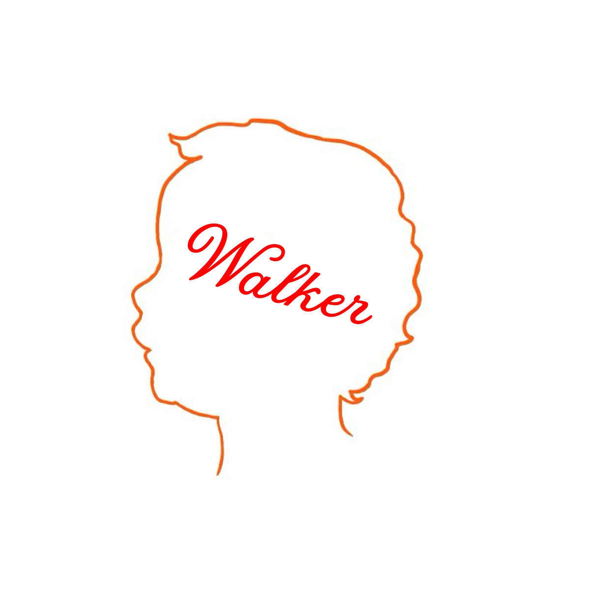 Sibling Silhouette Engraving