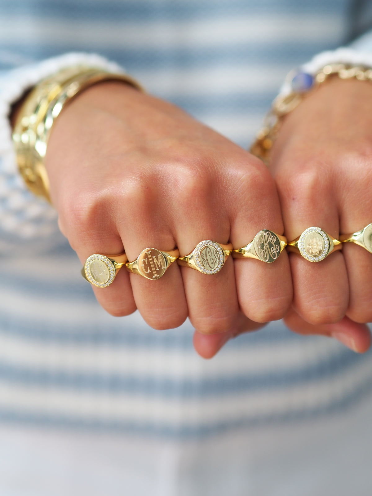 Pave Crest Ring