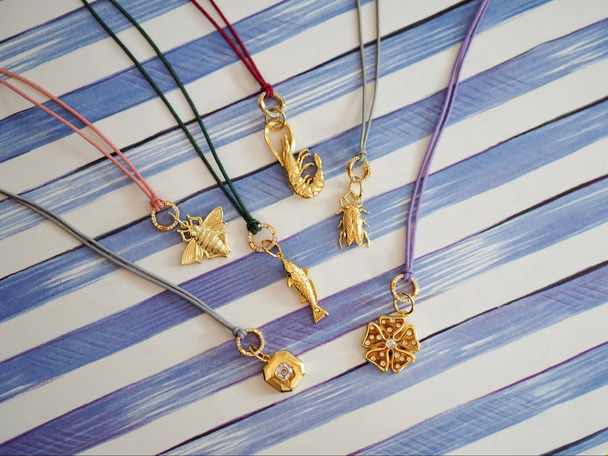 charms on cords