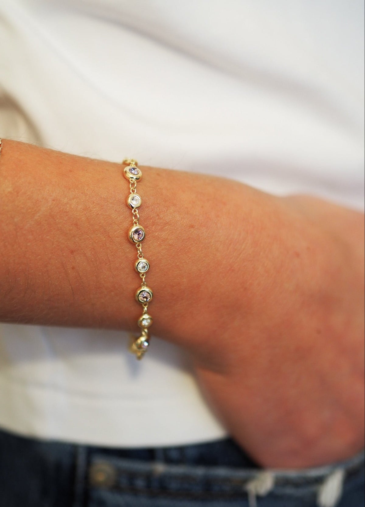 june birthstone bezel bracelet1