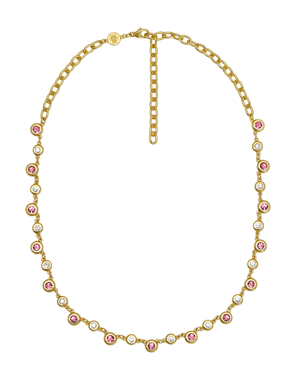 october birthstone bezel necklace