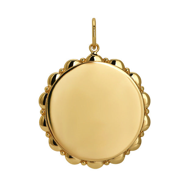 round dot and dash pendant