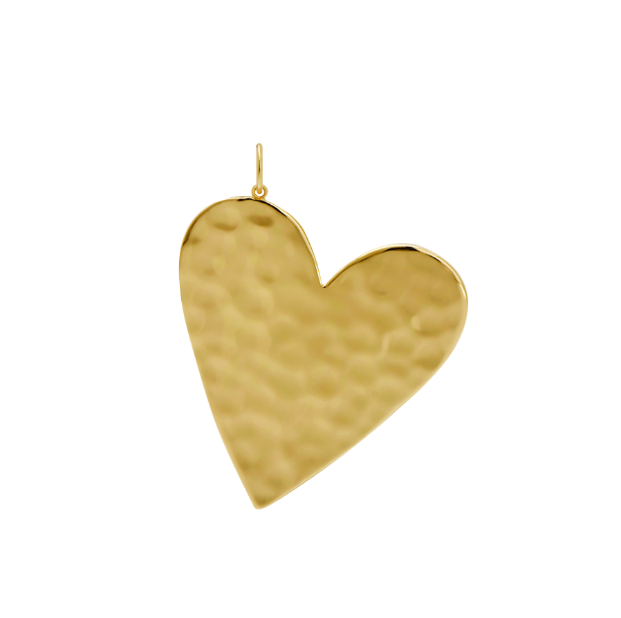 small hammered heart