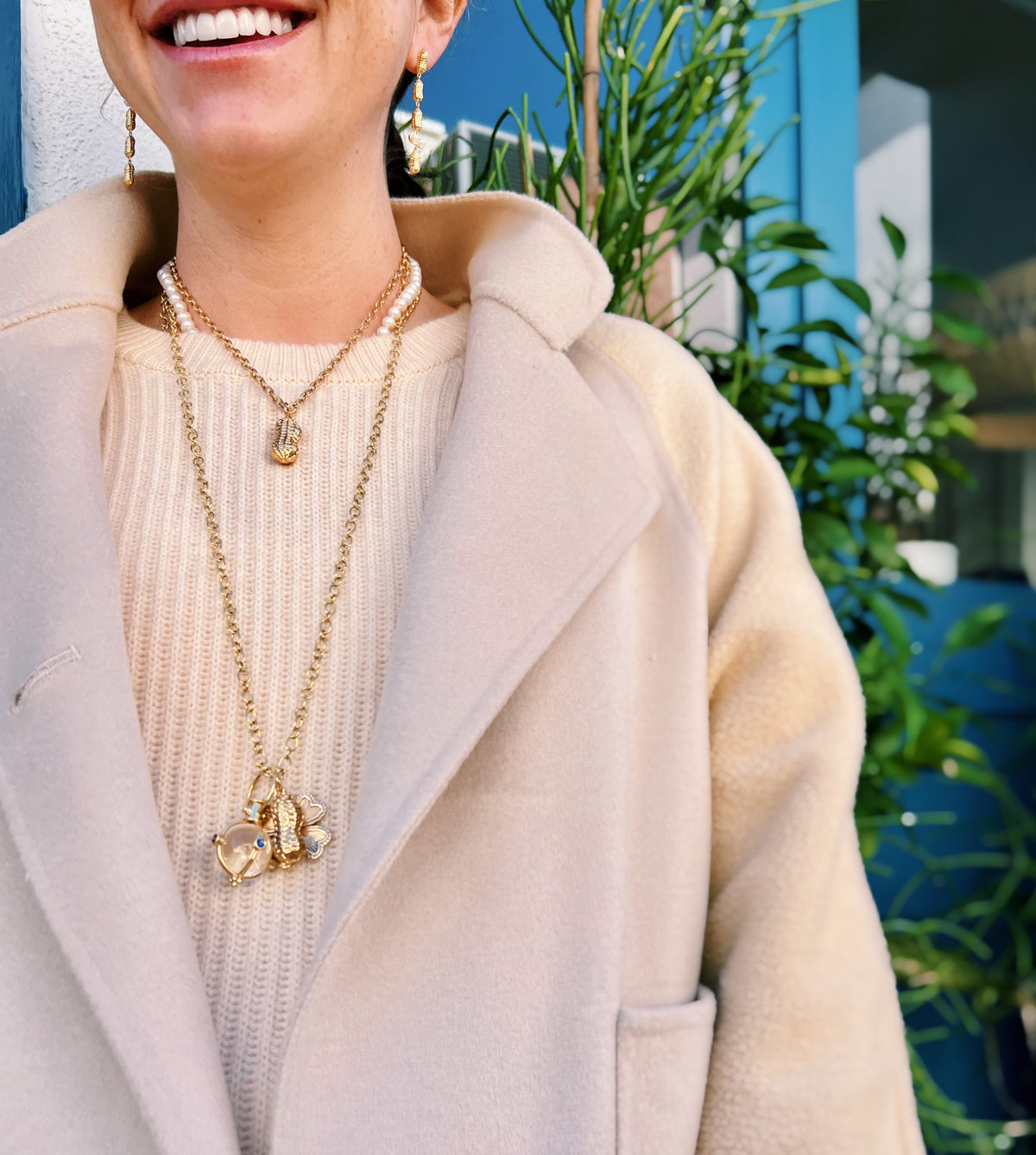 Peanut Drop Earrings