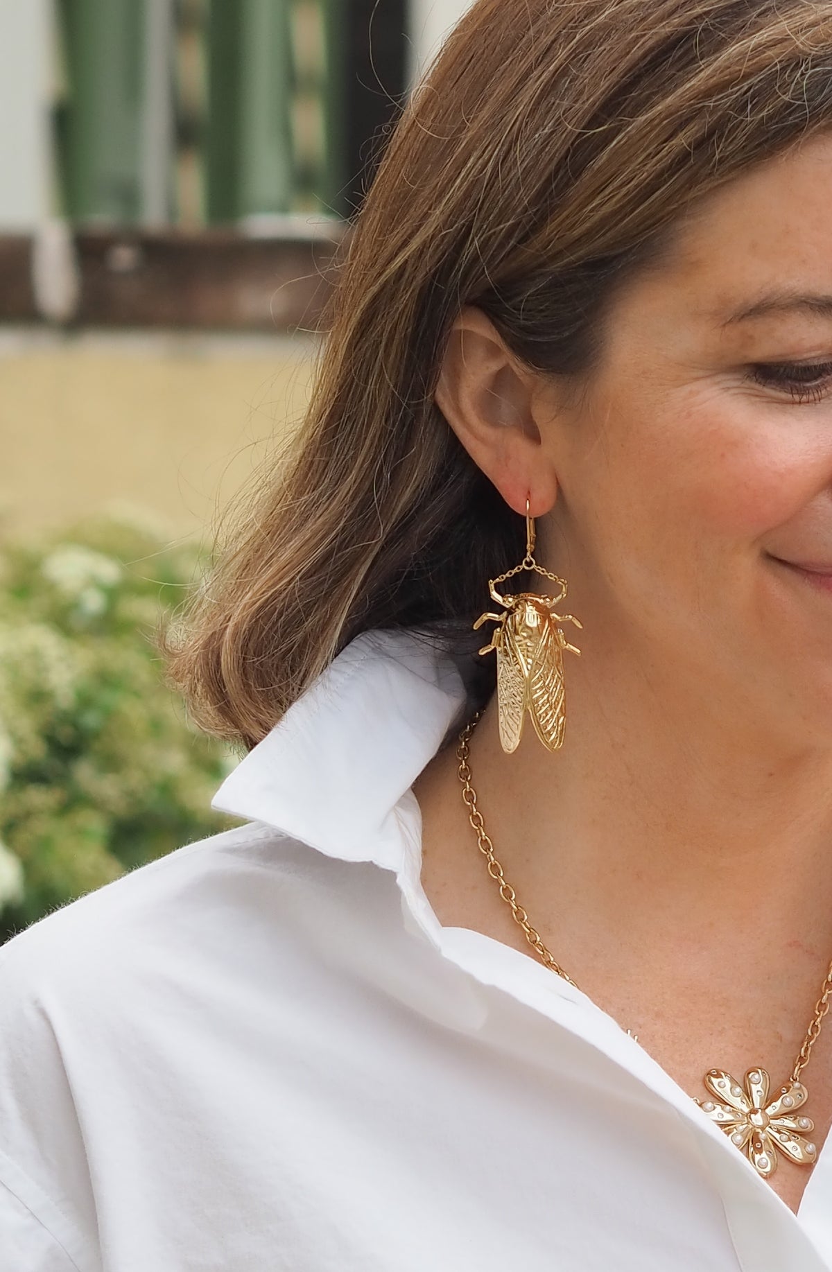 Goldbug Drop Earrings