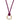 Cranberry Red Charm Cord Necklace