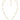 Blue Topaz Charm Necklace