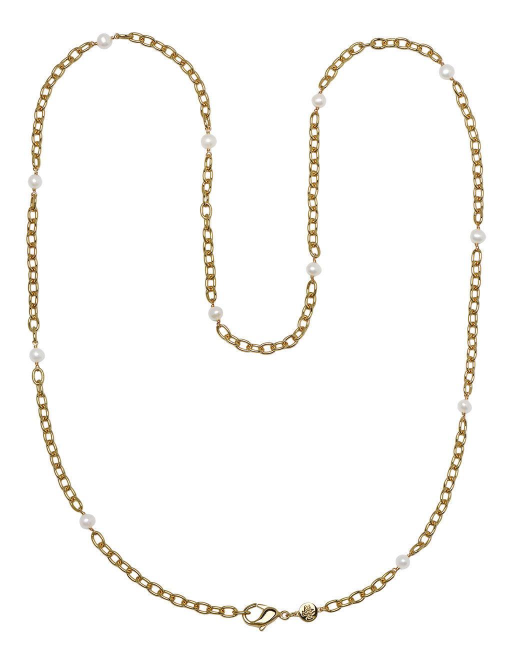 Freshwater Pearl Thick Cable Chain-30 Inches