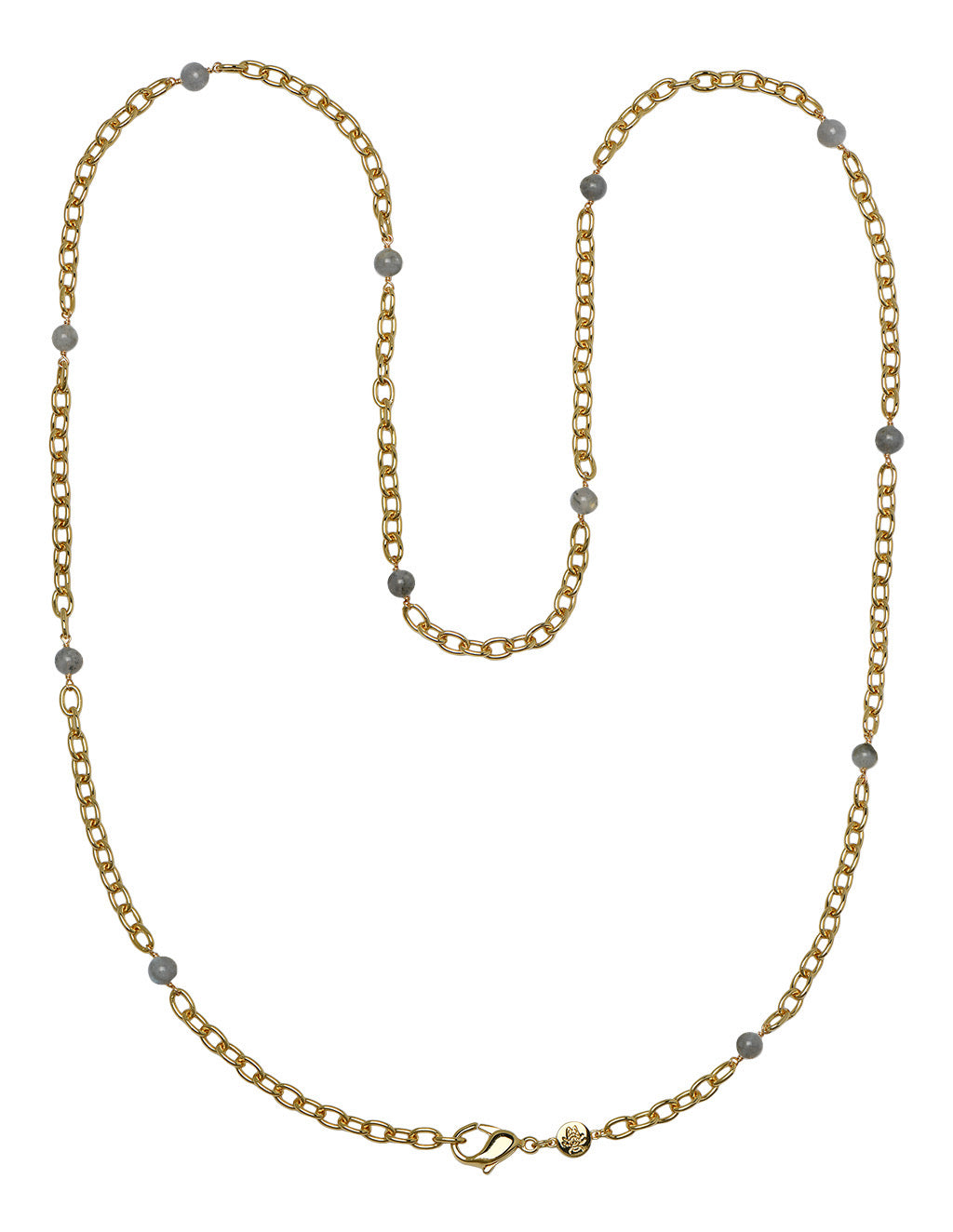 Labradorite Thick Cable Chain-30 Inches