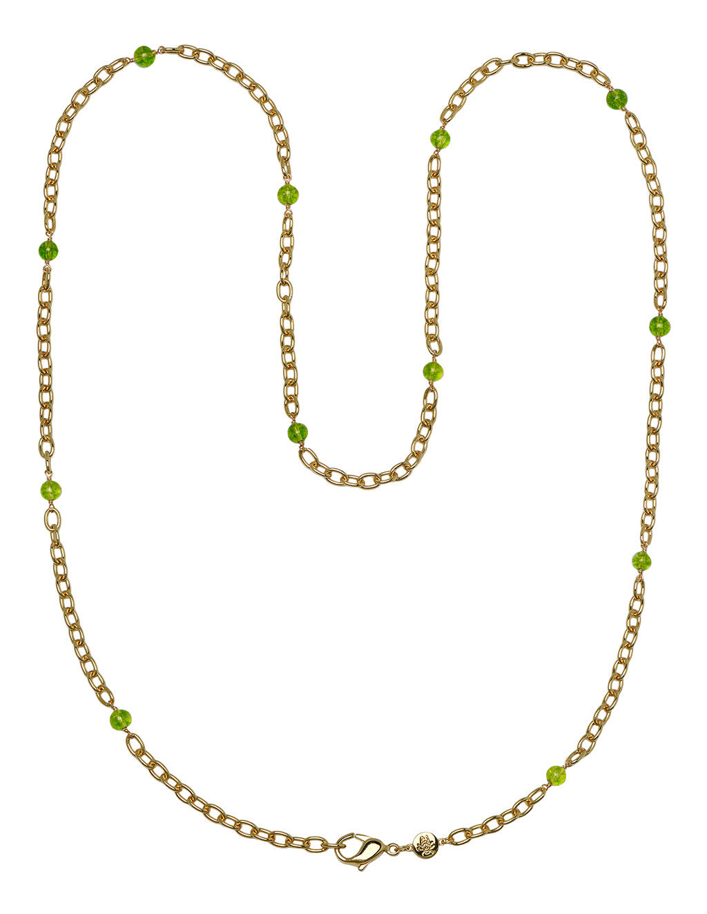 Peridot Thick Cable Chain - 30 Inches