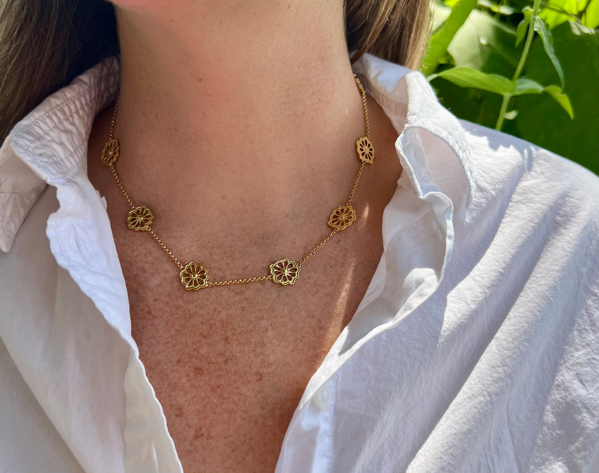 By the Bunch Okra Necklace