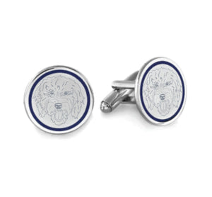 Pup Token Cufflinks - Silver