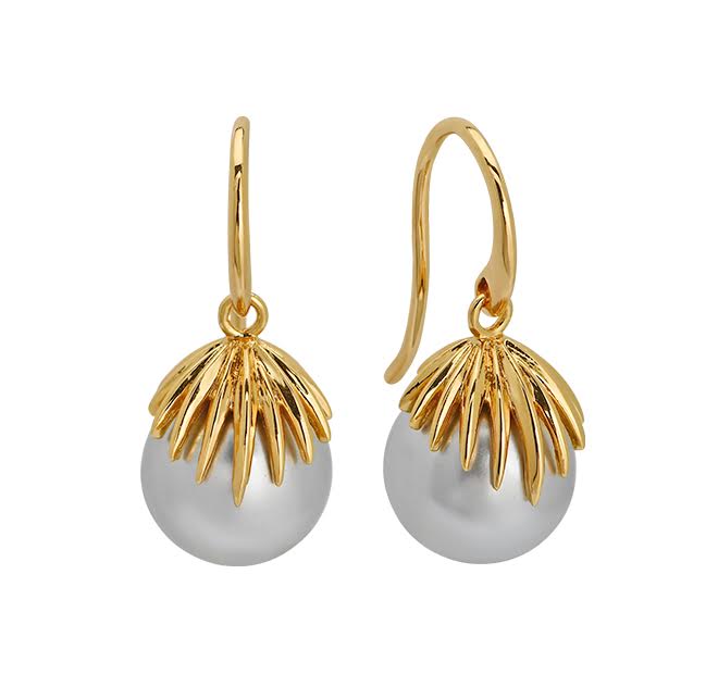 Pearl Palm Frond Drops