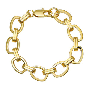 Flat Link Chain Bracelet