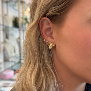 Baby Bug Stud Earrings