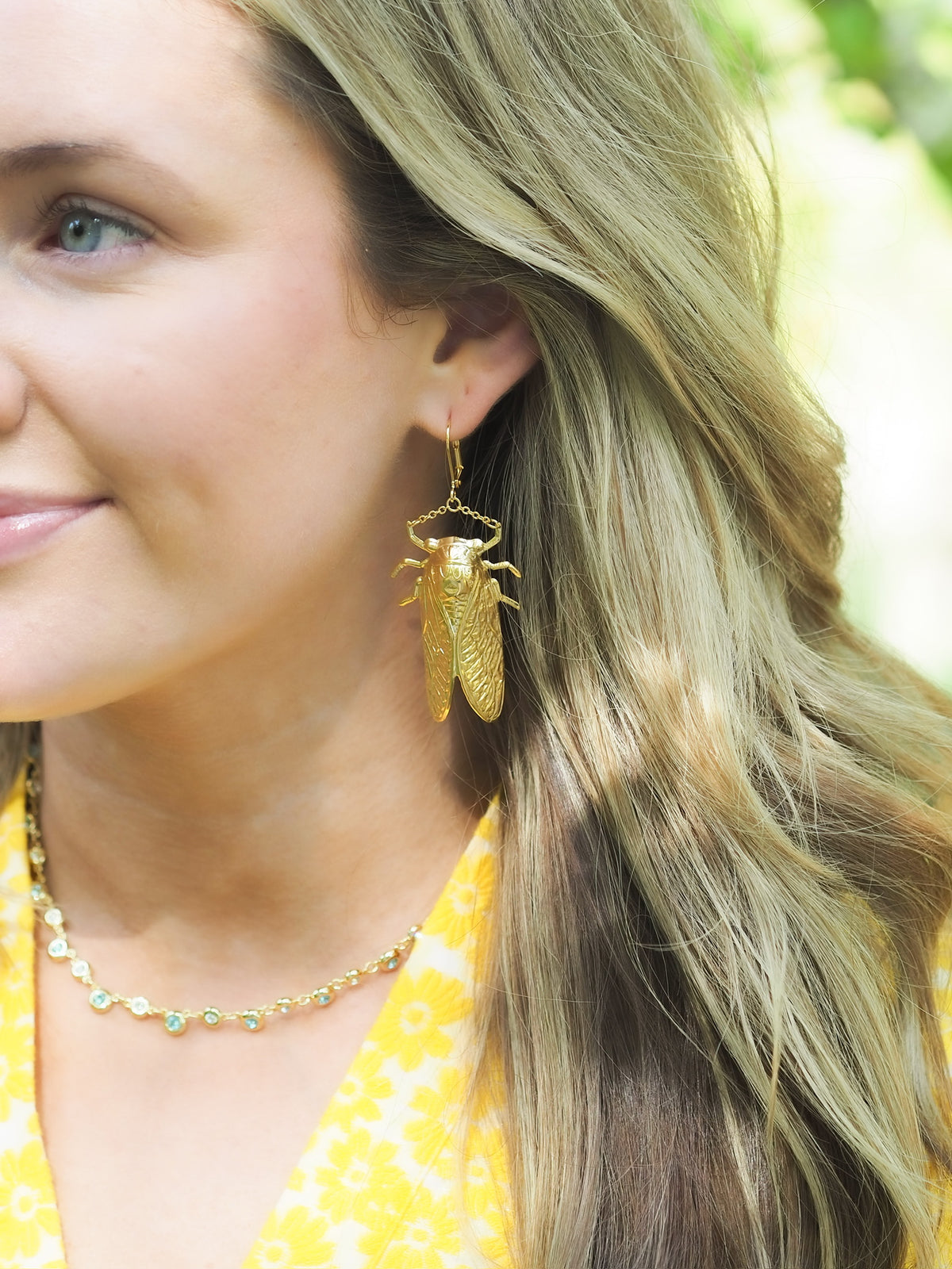 Goldbug Drop Earrings
