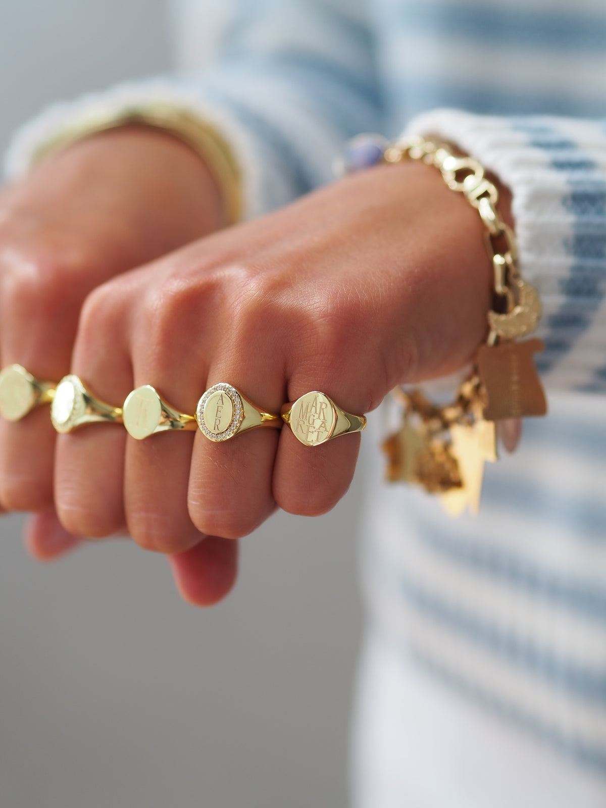 Pave Crest Ring