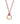 Petal Pink Charm Cord Necklace