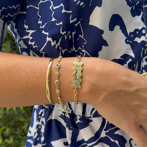 Wavy ID Bracelet