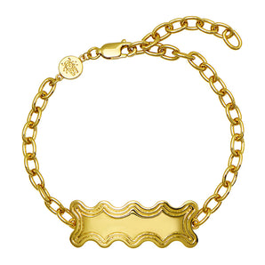 Wavy ID Bracelet