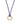 Wisteria Purple Charm Cord Necklace