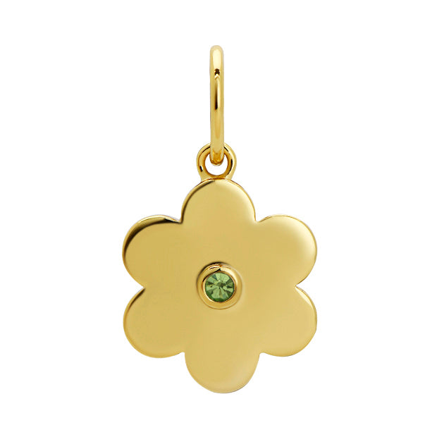 august birthday daisy charm