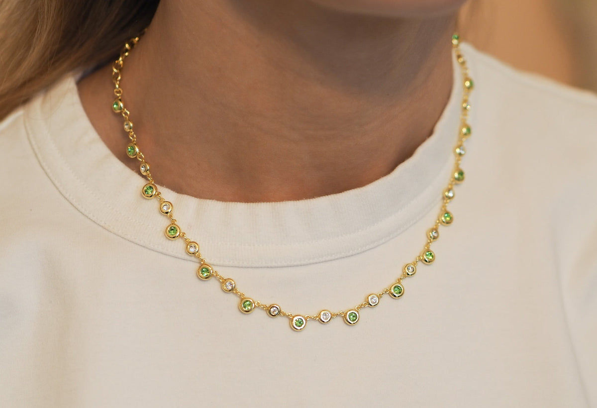 august birthstone bezel necklace2