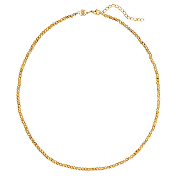 beaded ball necklace