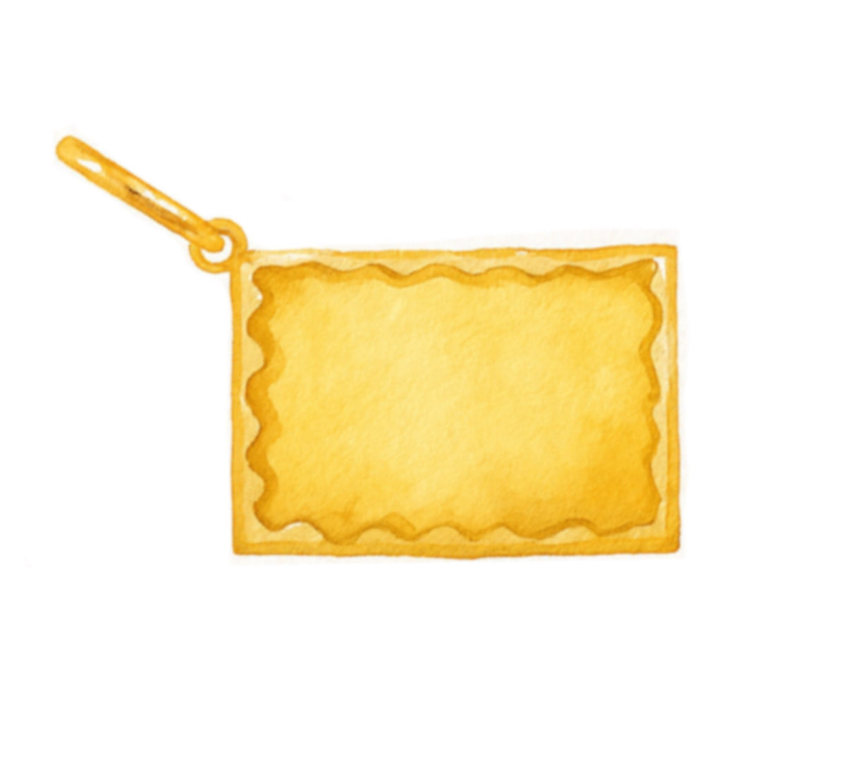 goldbug x fete papier love note charm back