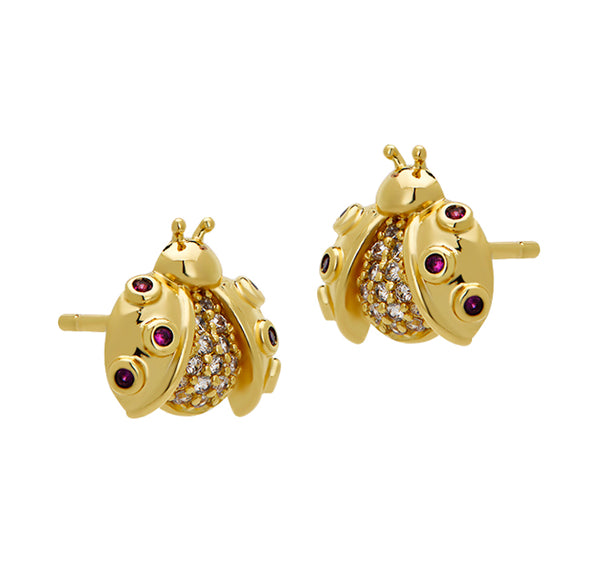 ladybug studs