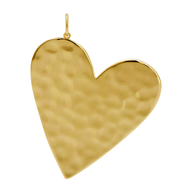 large hammered heart