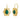 malachite twiggy drops