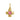 pink tourmaline cross charm