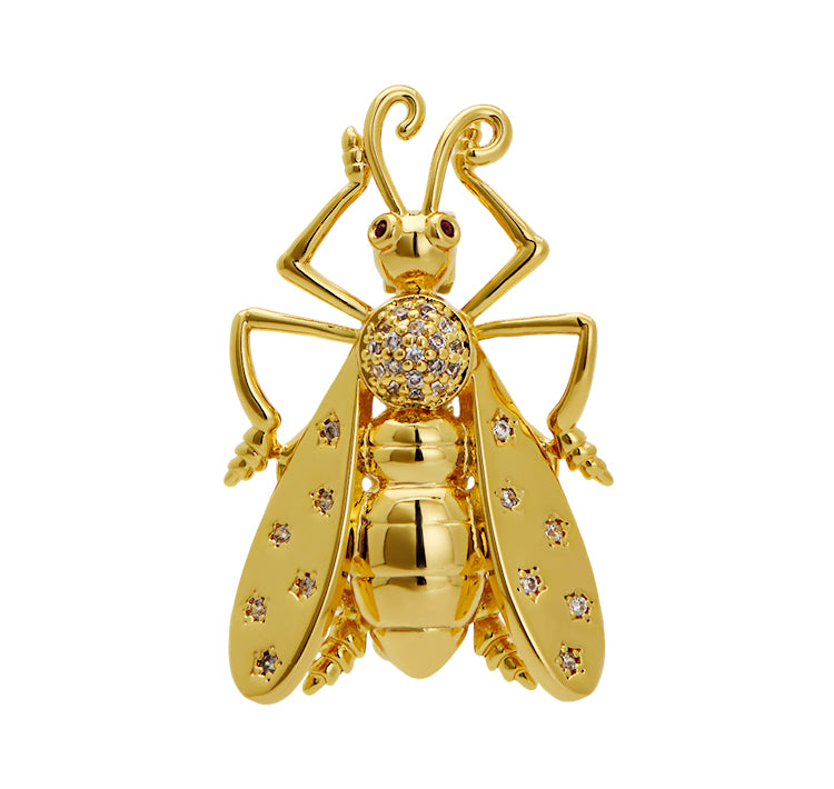 queen bug brooch