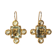 Load image into Gallery viewer, Hold My Hand Drops - Green Amethyst &amp; Lemon Citrine
