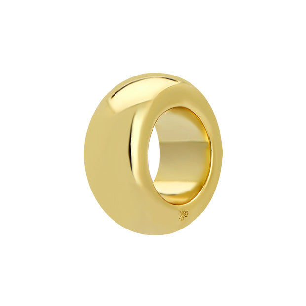 thick gold charm spacer