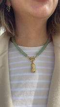 Load and play video in Gallery viewer, Green Aventurine Beaded Necklace
