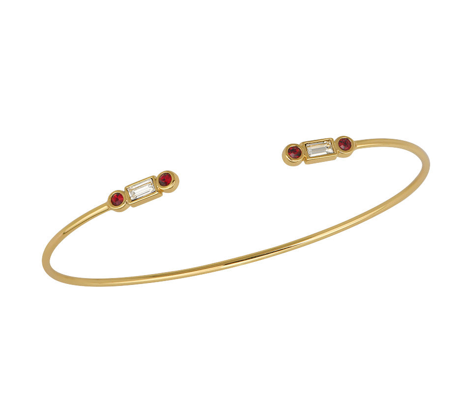 January Birthstone Bangle