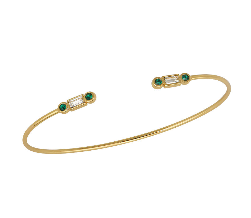 May Birthstone Bangle