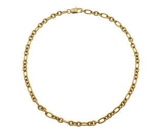 Oval & Round Heavy Chain Necklace
