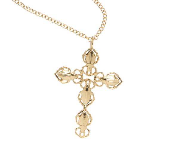 Gold bug necklace online