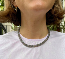 Load image into Gallery viewer, Labradorite Beaded Necklace
