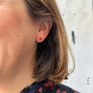 July Birthstone Earrings