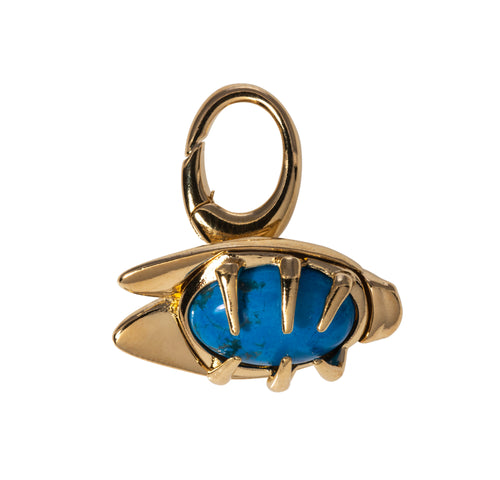 Turquoise bug fob Goldbug Collection
