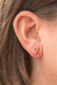 Love on Top X Stud Earrings