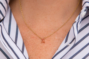 Love on Top X Necklace